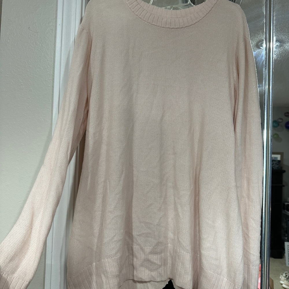 Lululemon Light Pink Knit Sweater
